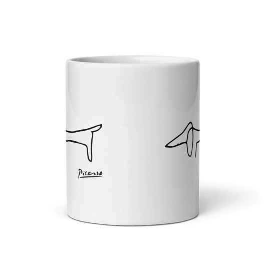 Pablo Picasso Dachshund Dog (Lump) Artwork Mug-1