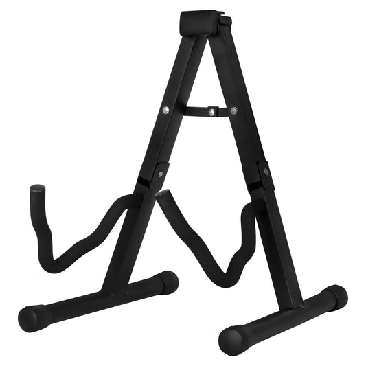 5Core Guitar Stand Floor A Frame Electric Acoustic Bass Soporte Para Guitarra BLACK-0